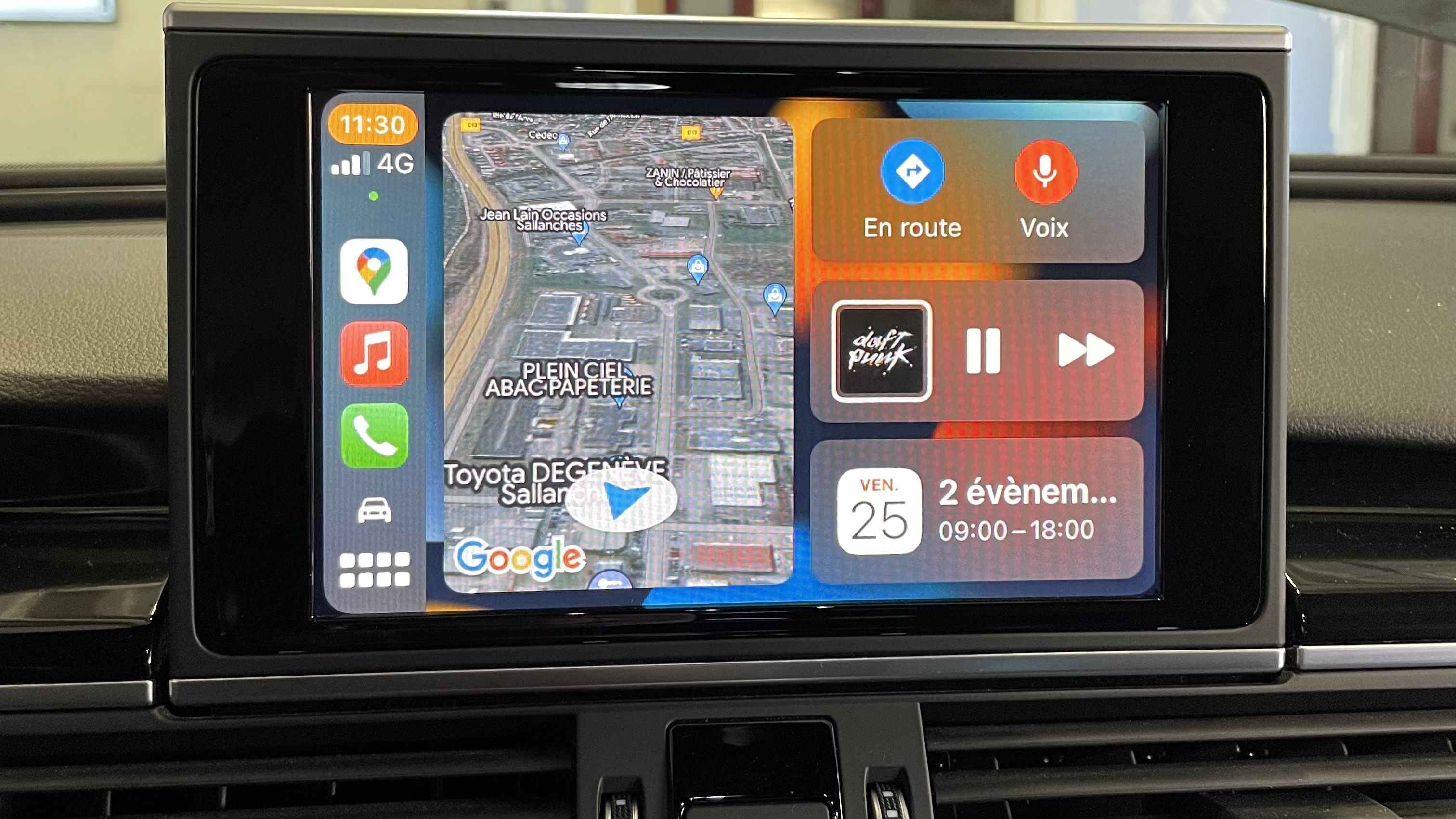 CarPlay MHI2 - Tableau de bord